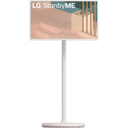 LG 27-Inch Class StanbyMe 1080p-Portable Touch-Screen-Monitor 27ART10AKPL, Built-in Battery, Full Swivel Rotation, 60Hz Refresh Rate, Calming Beige
