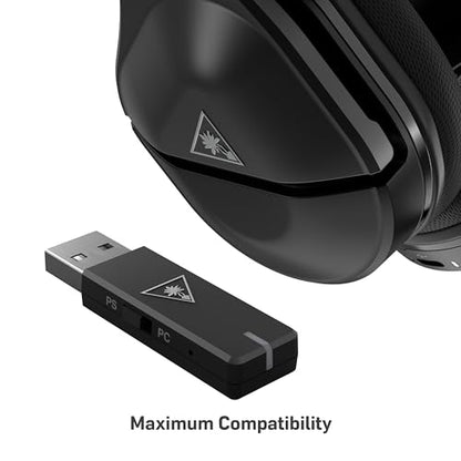 Turtle Beach Stealth 600 Gen 2 MAX Wireless Amplified Multiplatform Gaming Headset for PS5, PS4, Nintendo Switch, PC & Mac with 48+ Hour Battery, Lag-free Wireless, & 50mm Speakers – Black