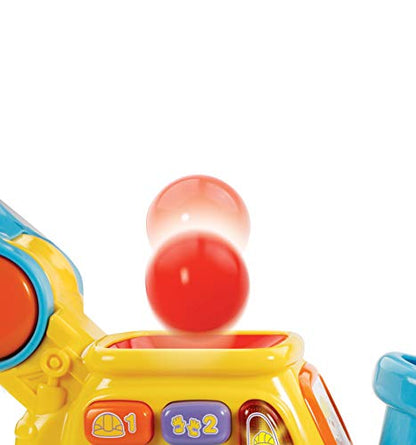 VTech POP and Drop Digger, Educational Push Along Digger for Toddler, Toy Gift for 12 Months to 2 3 Years Boys and Girls. English Version