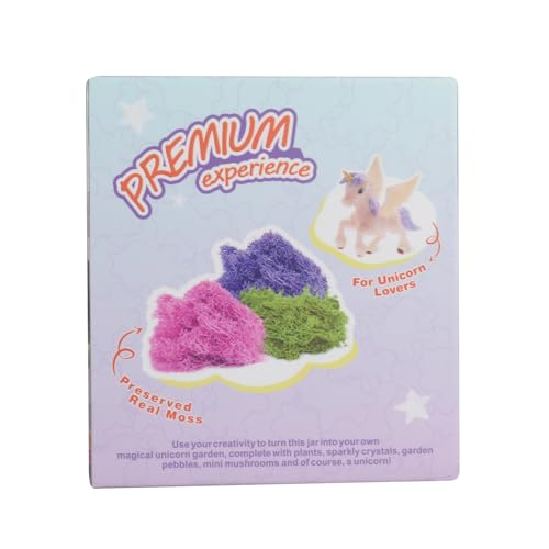 SLDALES DIY Unicorn Night Light,Terrarium Kit with Plant Garden Toys for 3 4 5 6 7 8+ Years Old Kids,Unicorn Gifts for Girls
