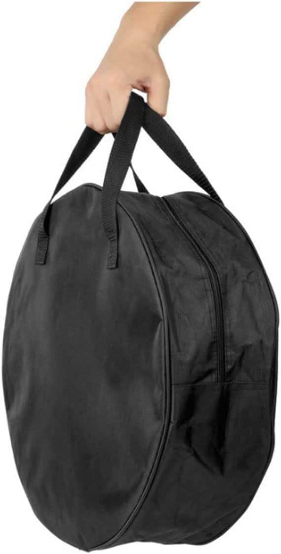 INLETTER Round Cable Organizer Bag - Heavy Duty Water Resistant Cable Management Storage Bag - Perfect for Jumper Cables, RV Sewer Pipe, EV Charging Cord Storage, Camper and Garden Hoses