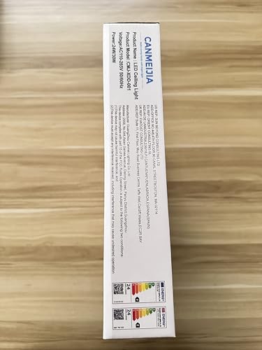 CANMEIJIA LED Ceiling Light IP44, 12 Inch 24W Smart Ceiling Lights RGB Dimmable with Remote Control Bathroom Lights 3000-6500K 2520LM for Living Room Bedroom Kitchen Hallway Round,Black