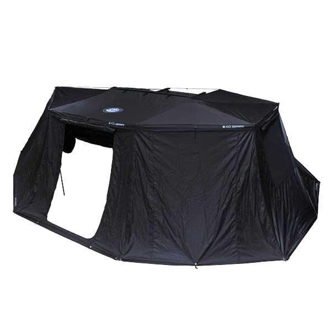 Overland Vehicle Systems - XD Nomadic 270 - Awning Wall 3 W/Black Out, Driver Side, Grey Hex, Black Trim W/Storage Bag