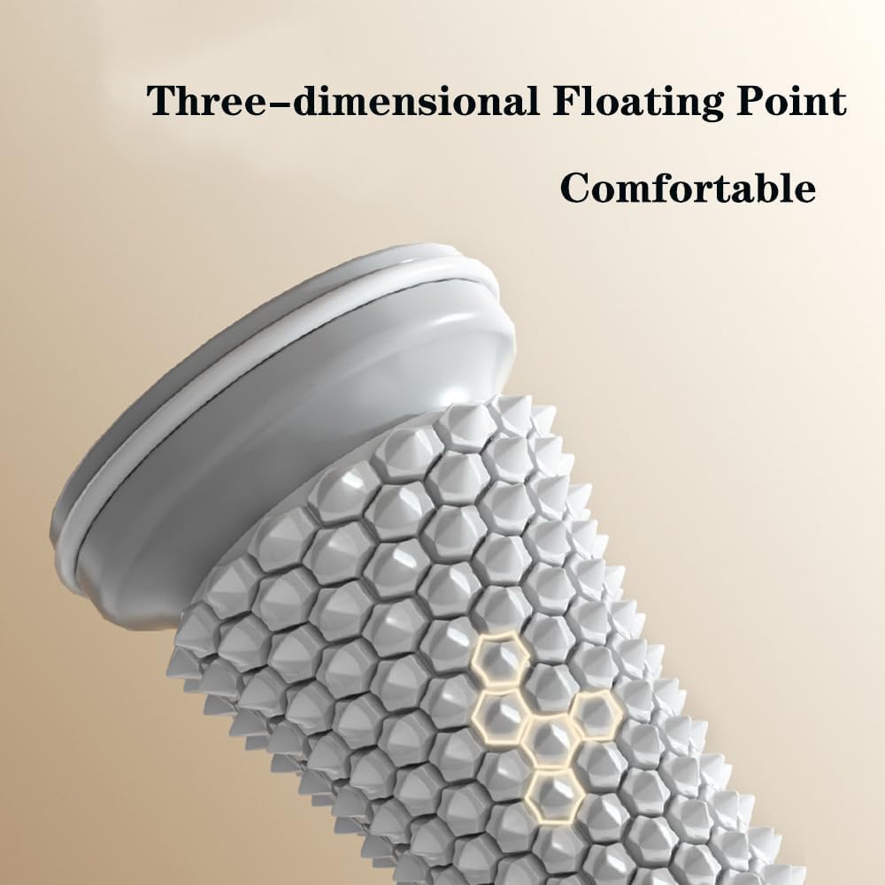 Portable Foot Massager Roller - Deep Tissue Muscle Massage for Plantar Fasciitis Relief, Heel & Arch Pain - Reflexology Therapy Tool for Men & Women