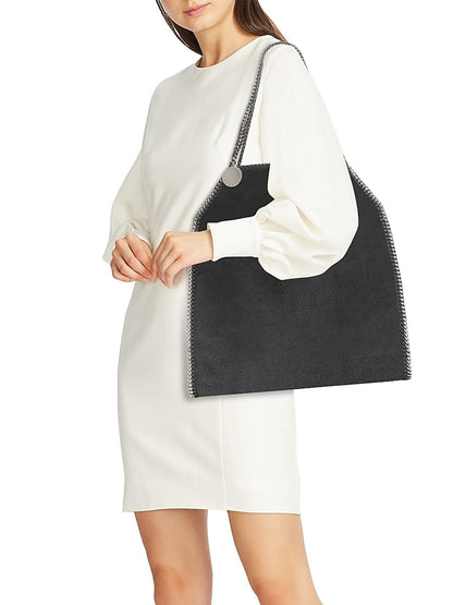 Stella McCartney, Shaggy Deer Tote Bag, Black