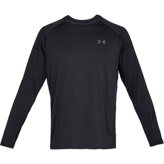 Under Armour Men's Tech 2.0 Long-Sleeve T-Shirt , Black (001)/Graphite , Large