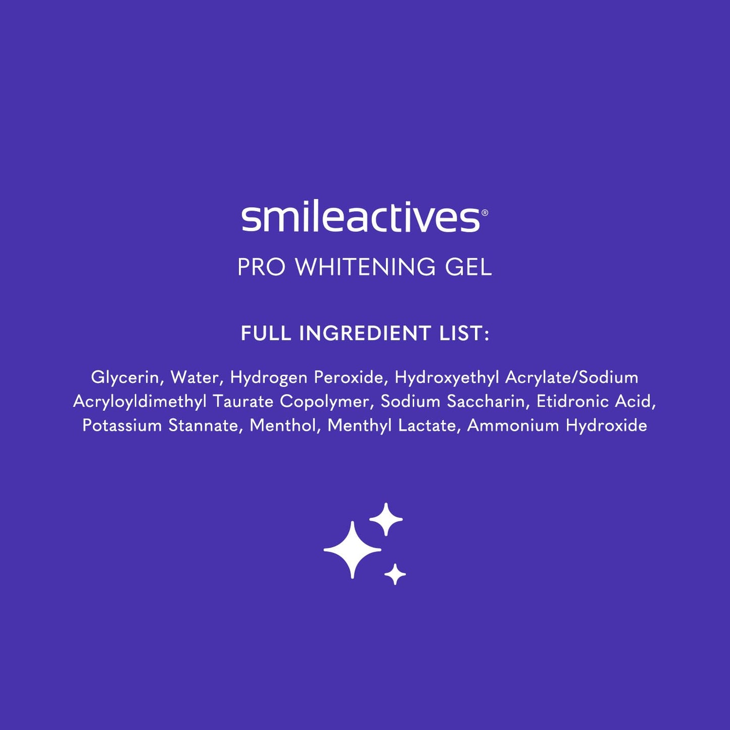 Smileactives Teeth Whitening Gel for Toothpaste with Clinical-Grade Hydrogen Peroxide, Tooth Stain Remover for White Teeth, Dentist Quality Pro Whitening Gel to Remove Coffee Stains, 2 oz Bottle