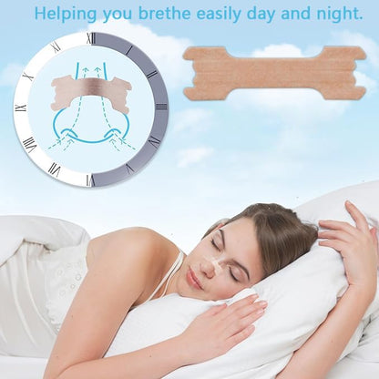 100 Count Nasal Strips Breathe Easy Stop Snoring Help Sleeping (66mm*19mm)