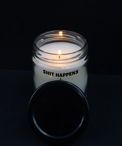 IKPR Animal Control Worker Gifts Gift Ideas for Animal Control Worker Shit Happens Keep Calm and Let The Animal Control Worker Handle It Candle Cowork