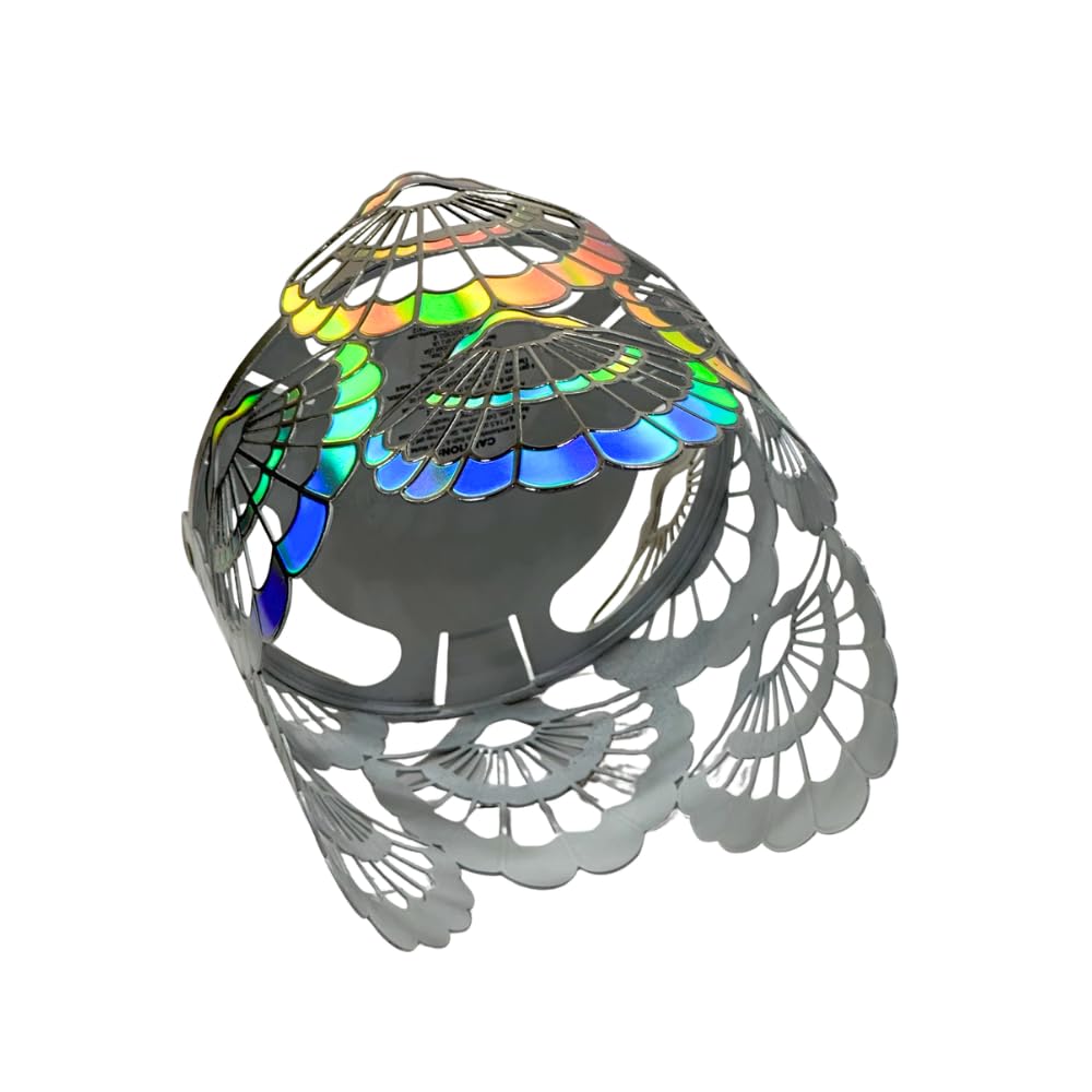 Bath & Body Works OPALESCENT Seashells – Coastal Decorative Metal Sleeve – Fits Standard 3-Wick Candles