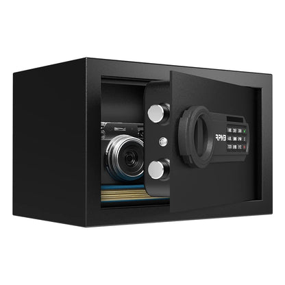 RPNB Deluxe Safe and Lock Box, Digital Keypad Safe Box, Steel Alloy Small Safes, Keypad Lock, Perfect for Home Office Hotel Business Jewelry Cash Use Storage