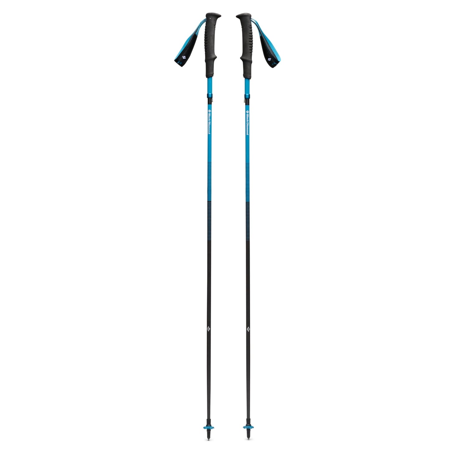 BLACK DIAMOND Distance Carbon Z Trekking Poles (Pair) | Ultralight Carbon Fiber | Z-Pole Folding Design | for Running & Hiking | Desert Sky | 110 cm