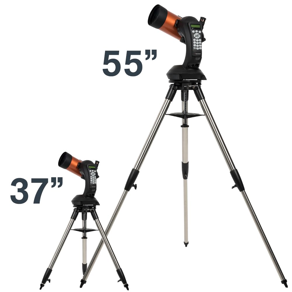 Celestron NexStar 4SE Computerized Telescope – 4-Inch Maksutov-Cassegrain Optical Tube – Fully Automated GoTo Mount with SkyAlign – Ideal for Beginners and Advanced Users – 40,000+ Object Database