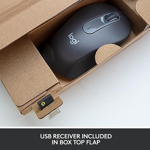 Logitech Signature MK650 Combo for Business, Wireless Mouse and Keyboard, Logi Bolt, Bluetooth, SmartWheel, Globally Certified, Windows/Mac/Chrome/Linux - Graphite