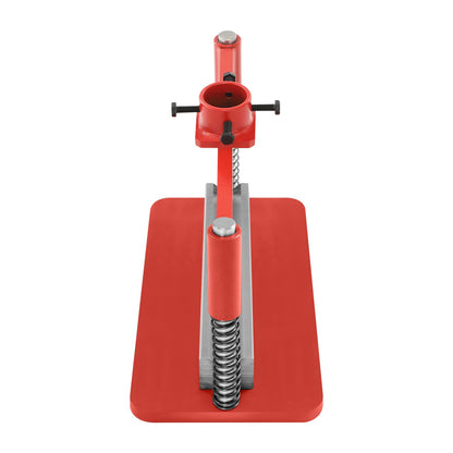 BOPRCSH 12inch Press Brake Attachment, Hydraulic Shop Presses Bending Brake Metal Bending Machine, Heavy Duty Metal Bending Tool for 12 or 20-Ton Hydraulic Workshop Presses (Red)