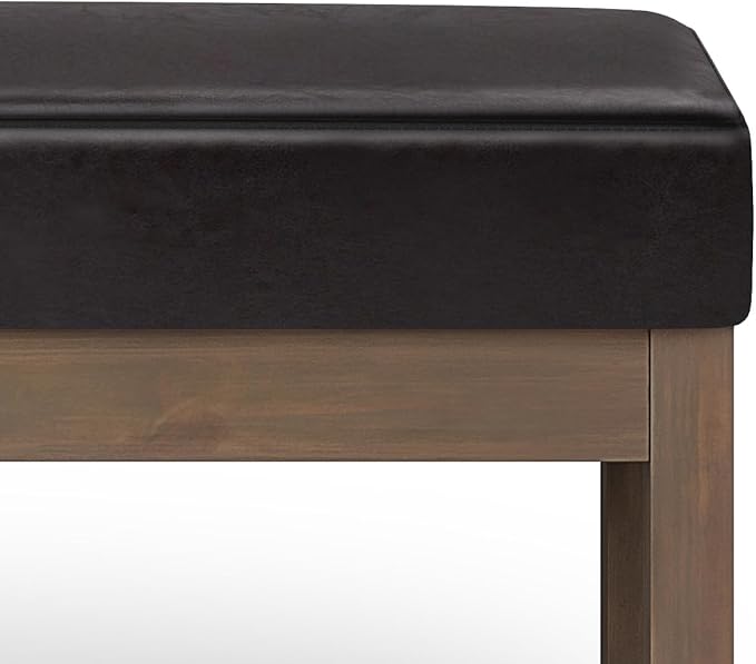 SIMPLIHOME Milltown Large Ottoman Bench