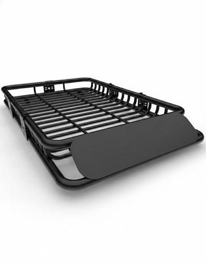 64 in x 39 in x 6 in Universal Roof Rack Basket, 200 LBS Black Electrophoretic Steel, Heavy Duty Rooftop Cargo Carrier for Kayak, Luggage, SUVs, Trucks
