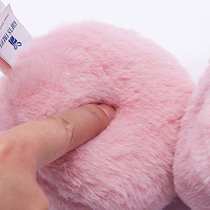 Gifts Treat Girls Ear Muffs Sequins Earmuffs Kids Winter Warm Ear Covers in Plush and Flip Sequin Design Pink Adjustable Earmuffs for Girls Cute Fluffy Ear Warmers, Sequins, M