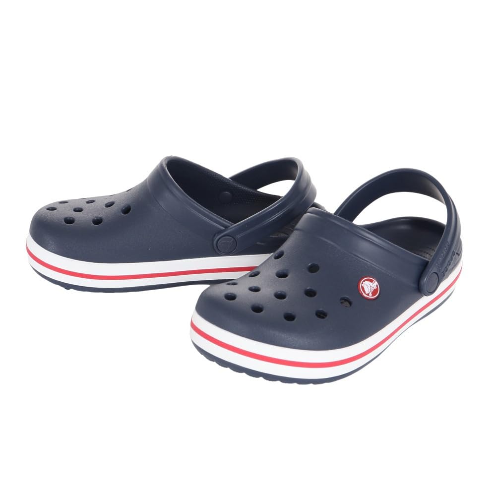 Crocs Unisex Kids Crocband K Clogs, Navy Red, 6 UK