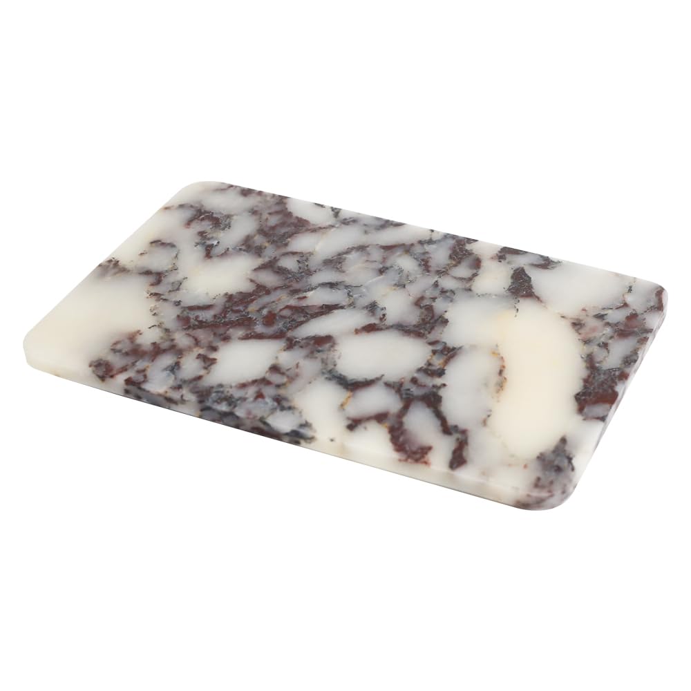 Premium Natural Marble Pastry Serving Boards, Non-Slip, Pastry & Cheese Board, Charcuterie Serving Tray, Chocolate Slab, Durable Kitchen Tool & Elegant Gift