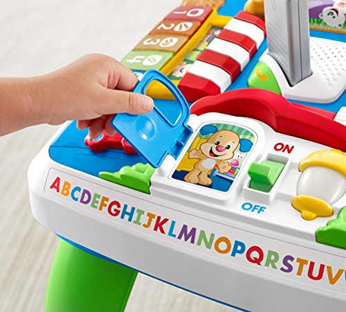 Fisher-Price Mattel Multi-Learning Table, 3 Game Modes, Multicolor (DRH34)