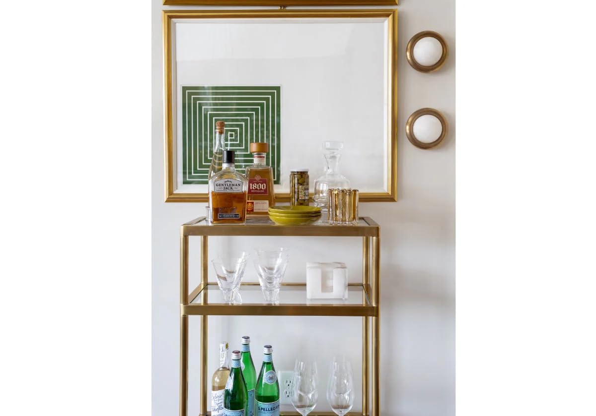 Smoke Remi Reeded Votive — by Alice Lane Home Collection — Sophisticated Smoke Color — Classic Votive, Adorned with Distinctive Bubble Design — for Kitchen, Living Room and Special Occasions