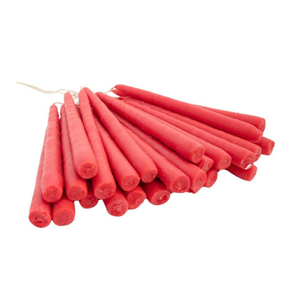 Luz Maria Sebo Candle 26 Pieces (Red)