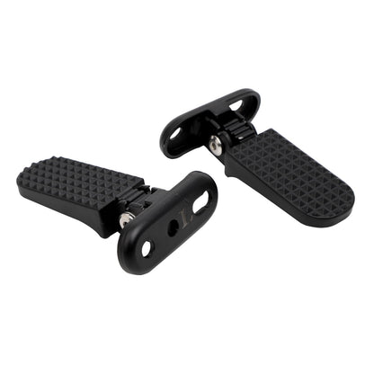 Mokuo Scooter Footpegs E-bike Footpeg in Aluminum Alloy, Lenght 12cm/4.7",Compatible with Scooter Mopeds E-Bike Mini Bikes,Installation Hole Spacing: 4-5cm