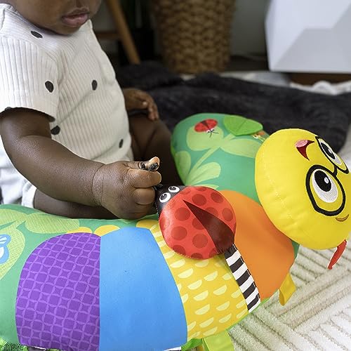 Baby Einstein, Cal-a-Pillow, Tummy Time Activity Pillow, Multisensory, Cal The Caterpillar, Ages 0+ Months