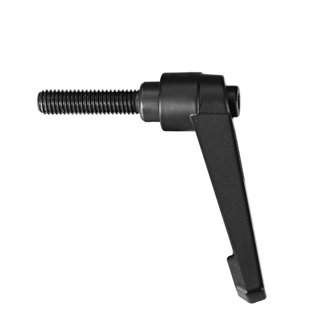 uxcell 2pcs Adjustable Clamping Lever Handle M8 x 32mm Metric Black Oxide Carbon Steel Male Threaded Stud Hand Knobs Rotating Screw Handles Bolts with Locking Lever Black