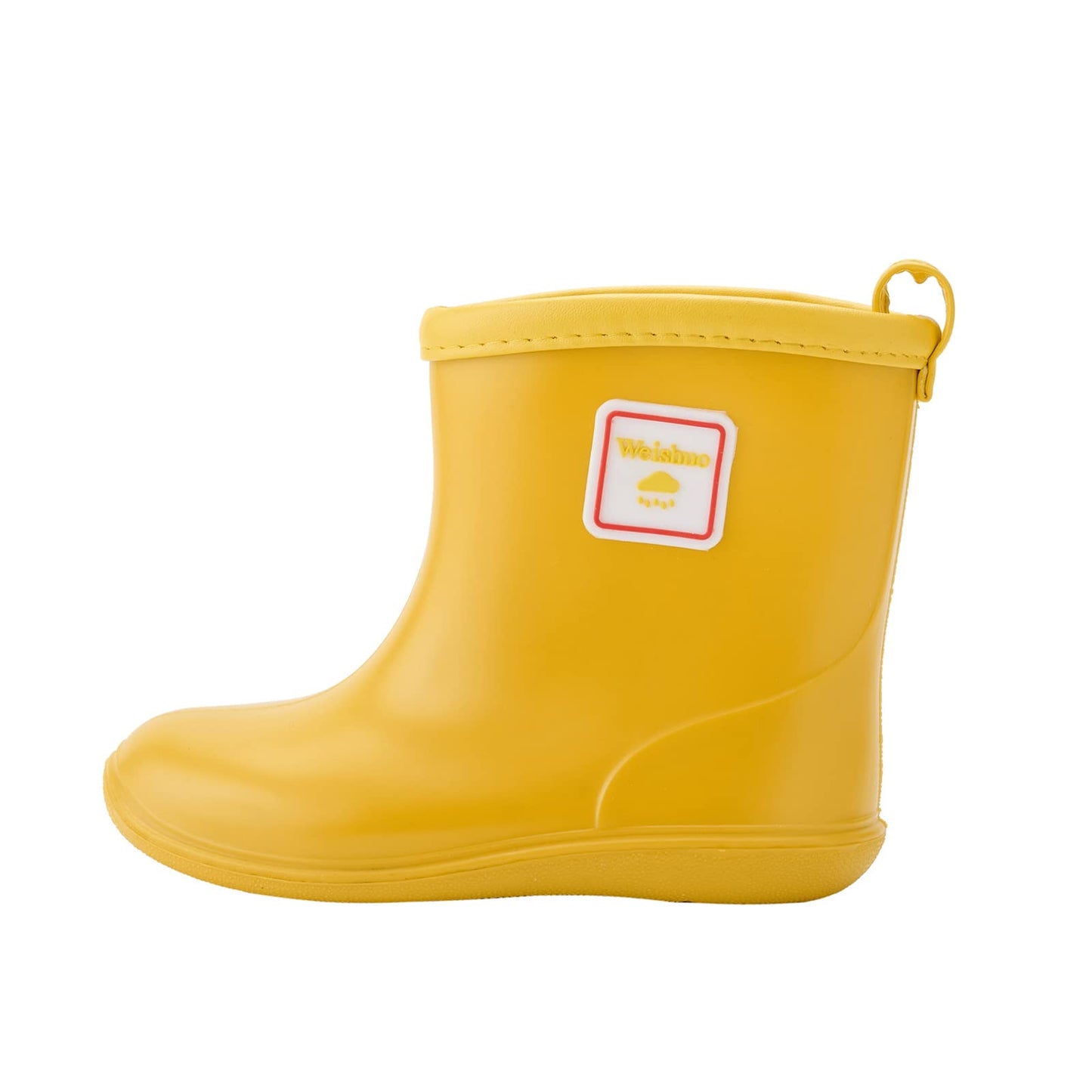 Baby Wellies Waterproof Lightweight Toddler Rain Boots for Little Kids Unisex Boys Girls, Manufacturer Size 14, 5.5 UK Child, Yellow