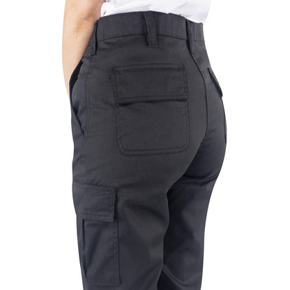 Lee Cooper Workwear LCLPNT241 Ladies Heavy Duty Easy Care Multi Pocket Work Safety Classic Cargo Pants Trousers, Black, 16 UK / 30" Leg (regular)