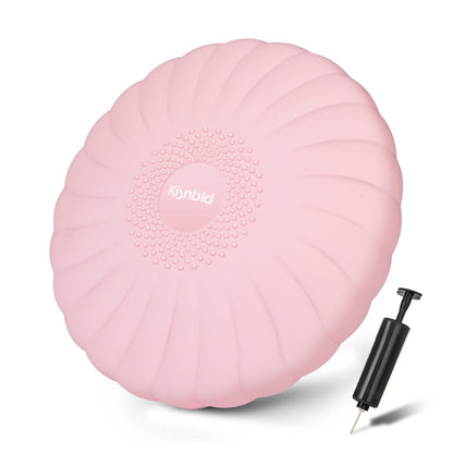 kisnbld Wobble Cushion, Extra Thick Wiggle Seat for Sensory Kids, Non-slip Balance Disc with Inflation Pump for Adults Core Strength, Posture Improvement & Physical Therapy (13.5in/34cm)