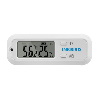 Inkbird ITH-10 Digital Thermometer and Hygrometer Temperature Humidity Monitor Humidor Guitar Ukulele Mason Jar.