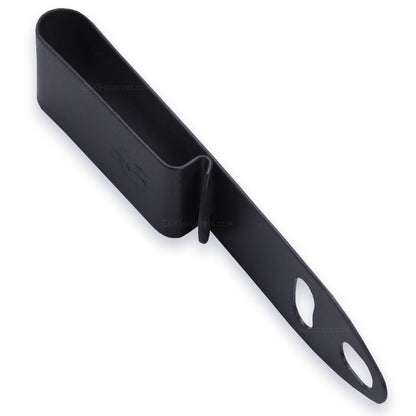 DCC 1 Series Metal Belt Clip - (SHS Model) - (Fits Up to 1.50 Inch Belts) - (Gray) - USA Made - Spring Steel Clip with Cant Adjustable Slots - Corrosion Resistant Finish - Secure IWB Carry