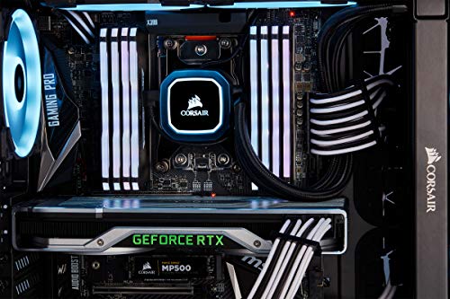 Corsair CP-8920217 Premium Individually Sleeved PSU Cables Starter Kit – Black, 2 Year Warranty, White