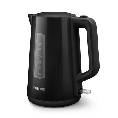 Philips Kettle - 1.7 L Capacity with Control Indicator, Pirouette Base, Black (HD9318/20)