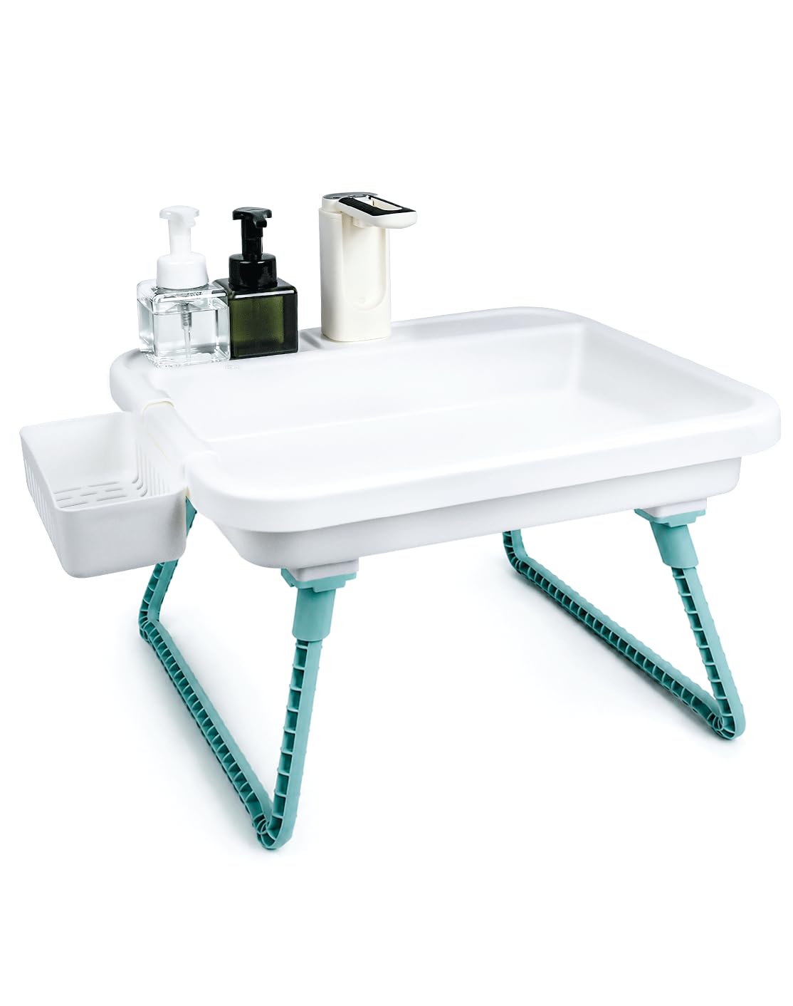 Portable Outdoor Sink with Electric Faucet - Adjustable Height Camping Sink, 3 Water Modes Hand Washing Station, Lightweight RV Portable Sink for Camping Backyard Dishwashing