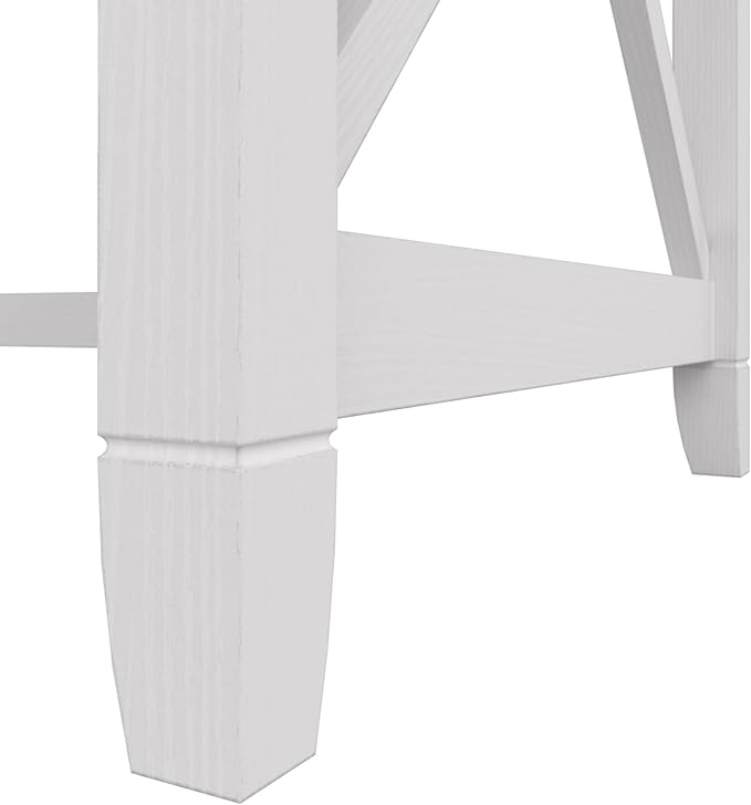 Bush Home Key West 48W Writing Desk in Pure White Oak