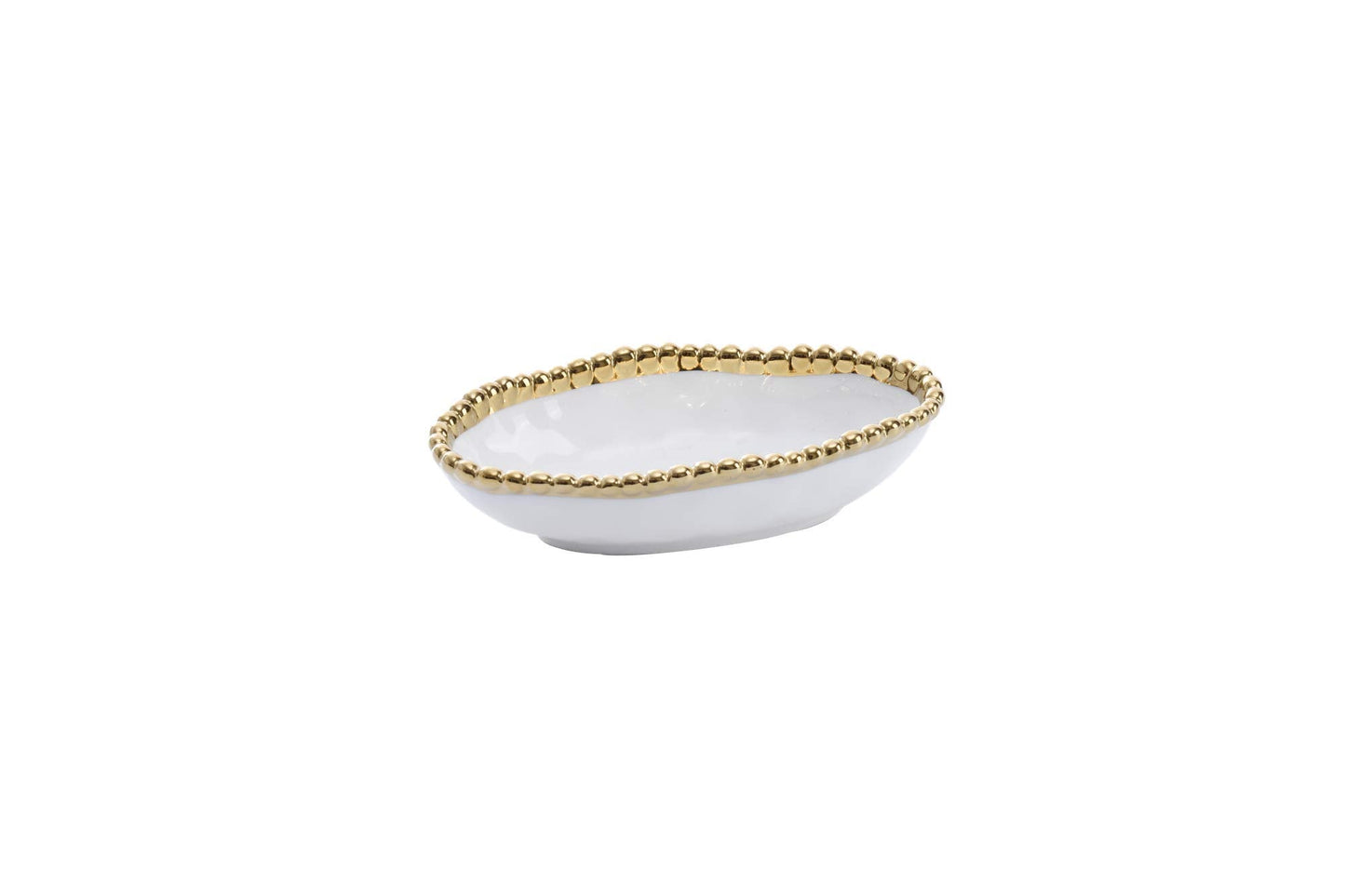 Pampa Bay Golden Salerno Long Condiment Bowl