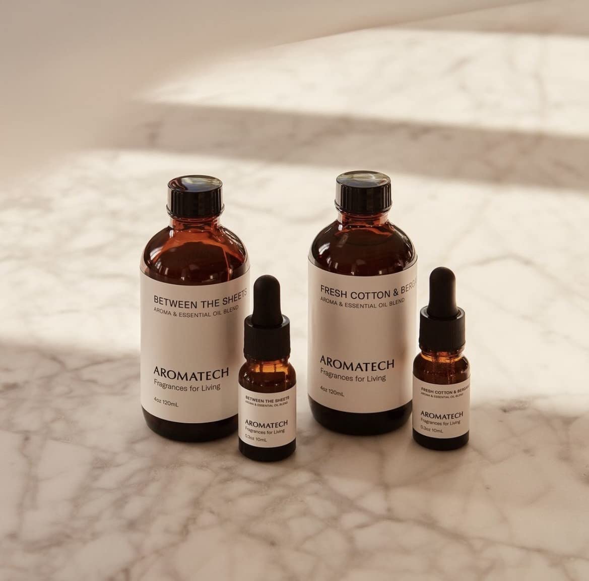 AromaTech The Hotel Aroma Essential Oil Blend: Luxury Hotel Inspired Aromatherapy with Lemon, Lavender, Peach & Pine for Ultrasonic Diffusers & Nebulizers - 0.3 fl oz, 10 mL