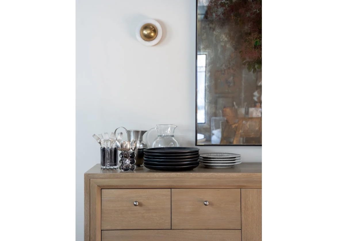 Smoke Remi Reeded Votive — by Alice Lane Home Collection — Sophisticated Smoke Color — Classic Votive, Adorned with Distinctive Bubble Design — for Kitchen, Living Room and Special Occasions