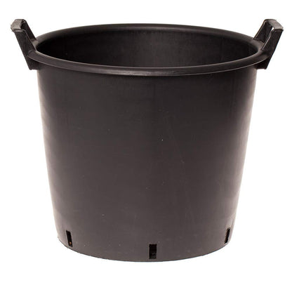 YouGarden 4 x Heavy Duty 30L Plant Pots (Pack of 4) 40cm Diameter - Plastic Planters for Outdoor Plants - Large 15.7' Flower Pots for Gardens - Perfect for Flowers, Vegetables & General Use