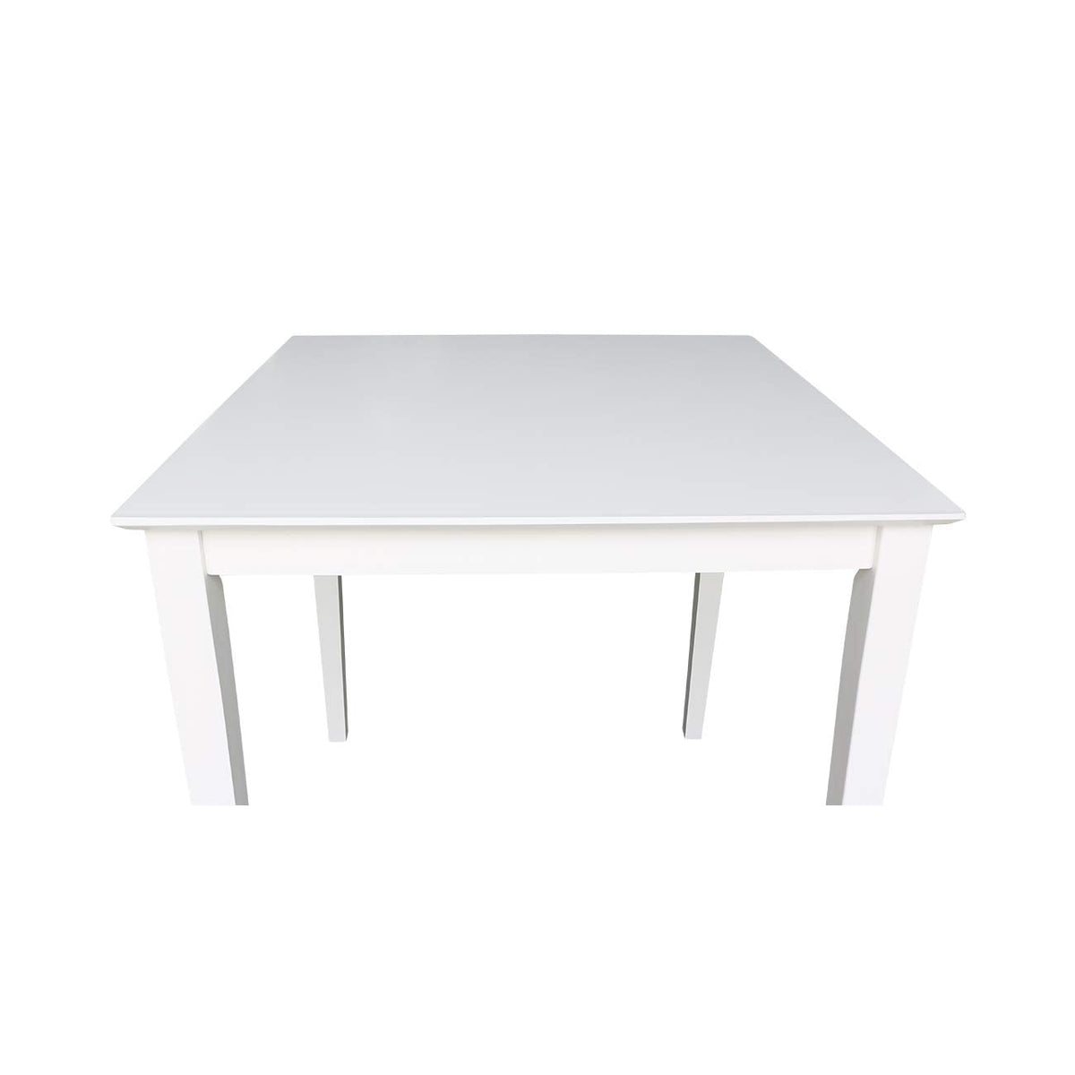 Solid Wood Counter Height Dining Table, 36 Inch High, White