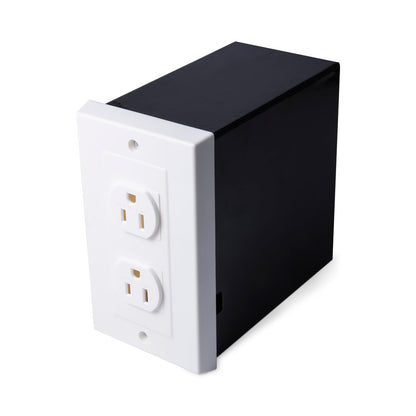 American Outlet Wall Safe Security Secret Hidden Box Covert Safe as the Socket in Plain Sight, Secures Jewelry, Valuables, Cash, Metal Shell, 6.7x6.7x3.9 Inches