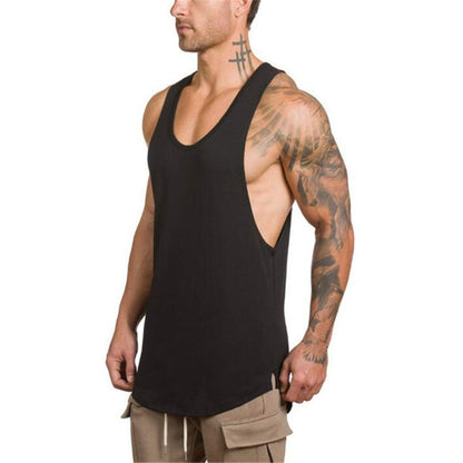 Muscle Killer 3 Pack Men's Muscle Gym Workout Stringer Tank Tops Bodybuilding Fitness T-Shirts (Black+Gray Green+ALOT,Large)