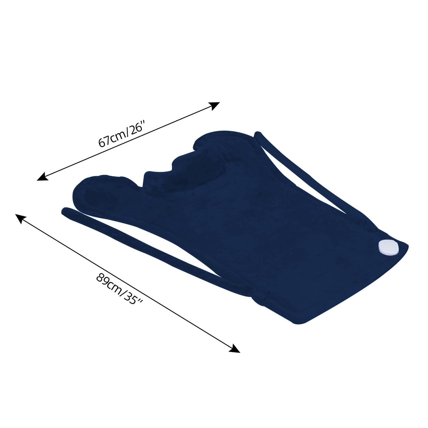 Ruqiji 17''x33'' XXXL King Size Heating Pad with 120 Minutes Auto Shut Off&6 Temperature Settings, Flannel Electric Heating Pad/Pain Relief for Back/Neck/Shoulders/Menstrual Pain/Leg Cramp (Dark Blue)