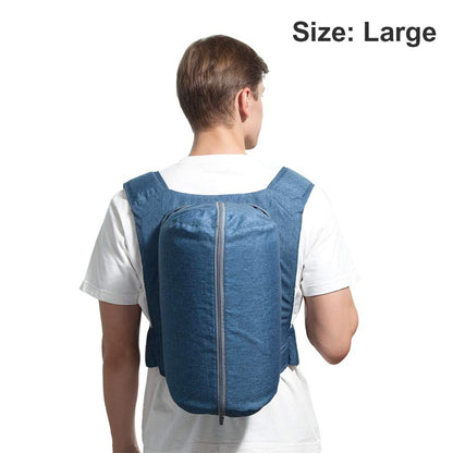 WoodyKnows Side-Sleeping Backpack, Sleep Position Trainer, Sleeping on The Side Alleviates Snoring Caused by Throat Issues (Small, Back Width＜16 Inch or 40 cm)
