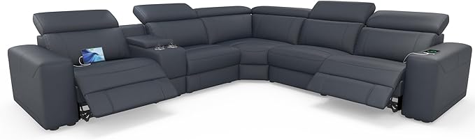 AMERLIFE Power Recliner Sectional Sofa