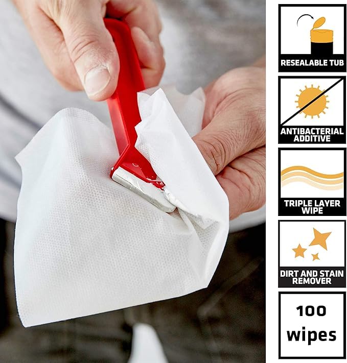 2 x Everbuild Multi-Use Wonder Wipes Trade Tub Cleans just About Anything from Hands